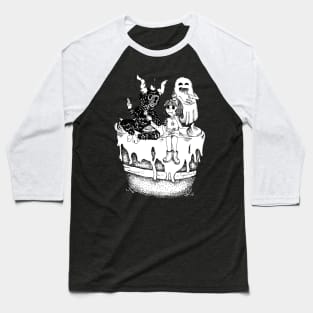 Satan Cake Baseball T-Shirt